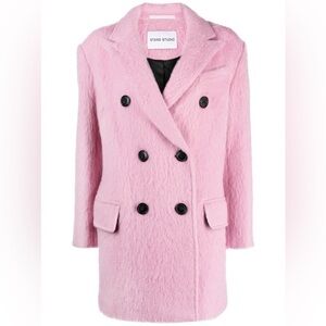 STAND STUDIO
Esme brushed double-breasted coat
$895